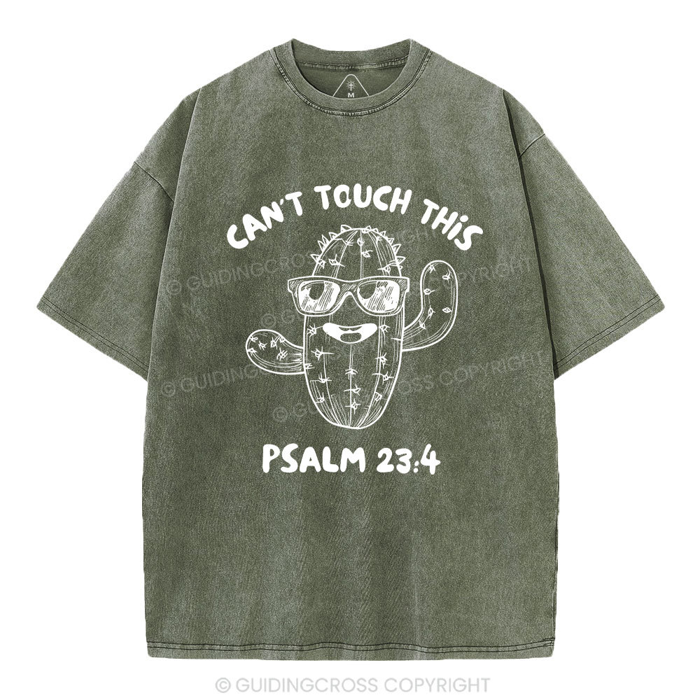 Can't Touch This Christian Washed T-Shirt