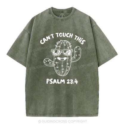 Can't Touch This Christian Washed T-Shirt