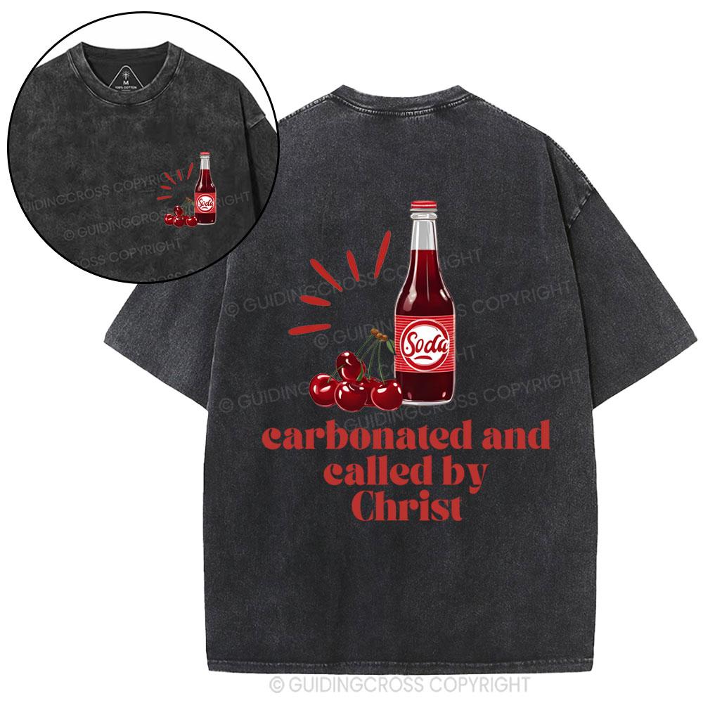 Carbonated And Called By Christ Christian Washed T-Shirt