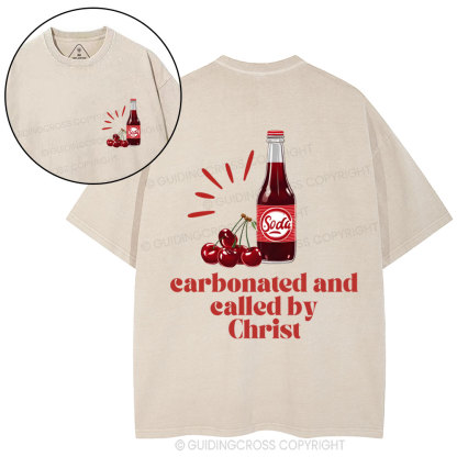 Carbonated And Called By Christ Christian Washed T-Shirt