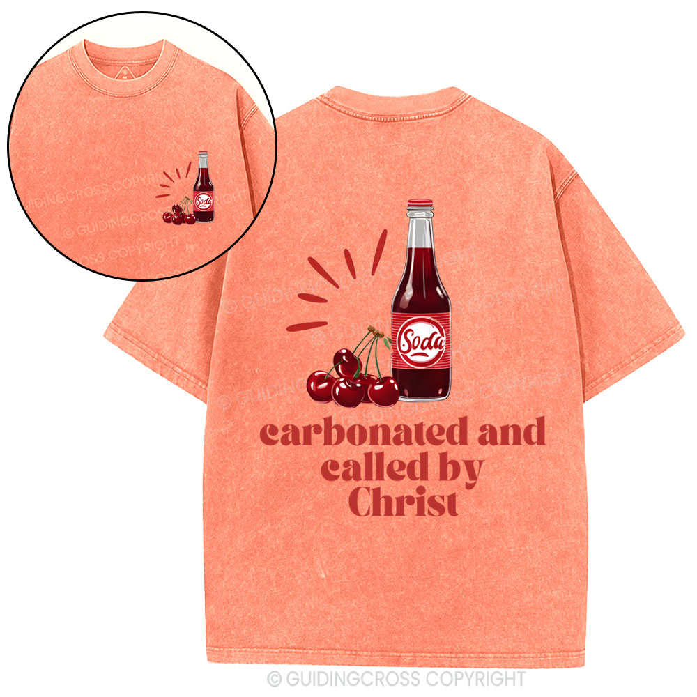 Carbonated And Called By Christ Christian Washed T-Shirt