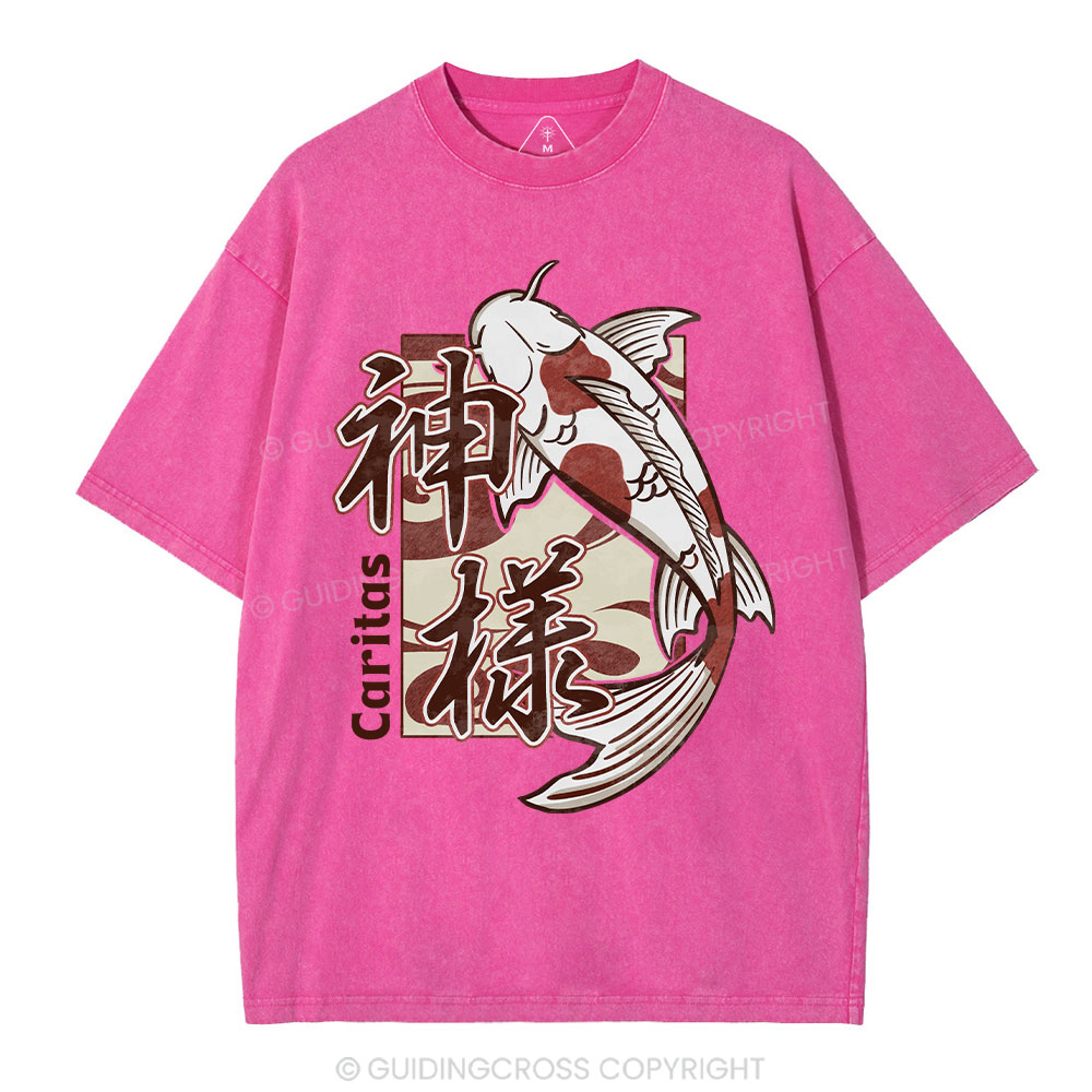 Caritas Christian Washed T-Shirt