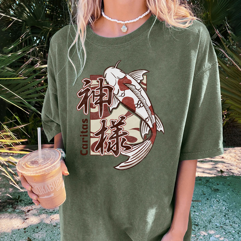 Caritas Christian Washed T-Shirt