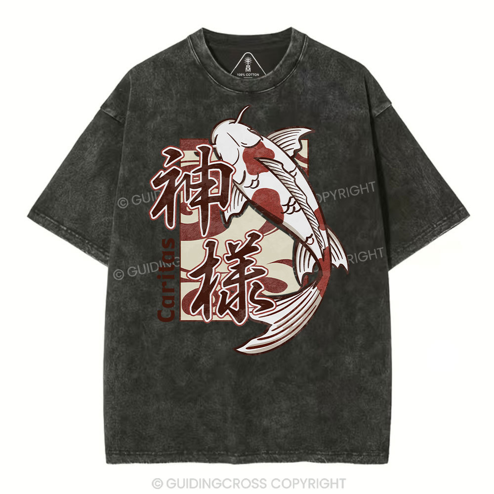 Caritas Christian Washed T-Shirt