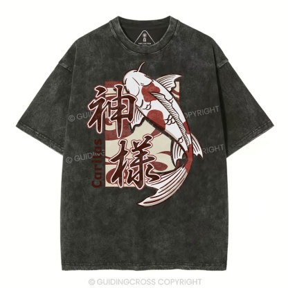 Caritas Christian Washed T-Shirt