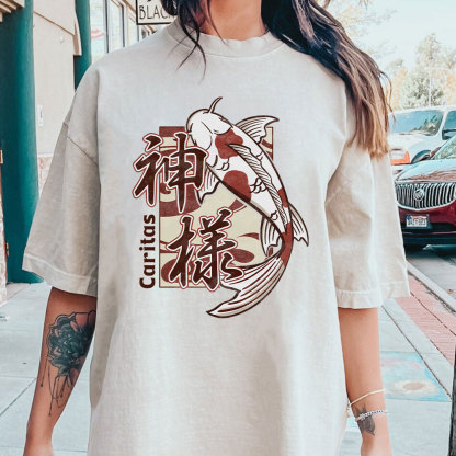 Caritas Christian Washed T-Shirt