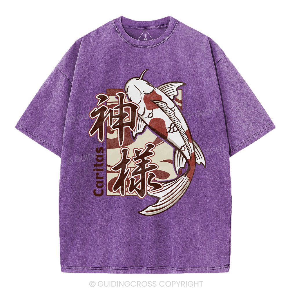 Caritas Christian Washed T-Shirt