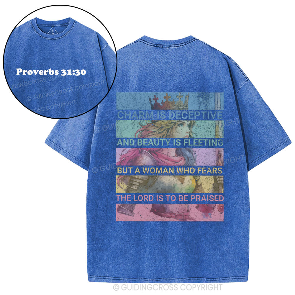 Charm Is Deceptive Christian Washed T-Shirt