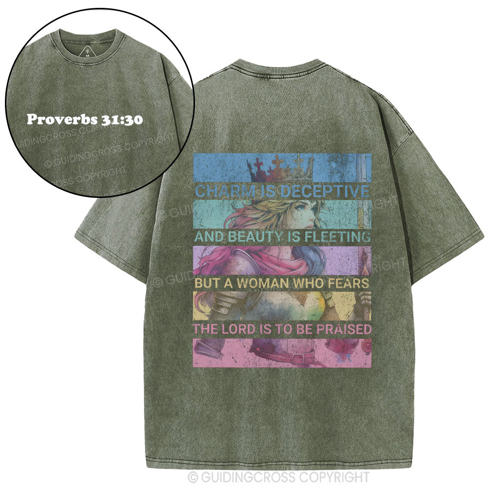 Charm Is Deceptive Christian Washed T-Shirt