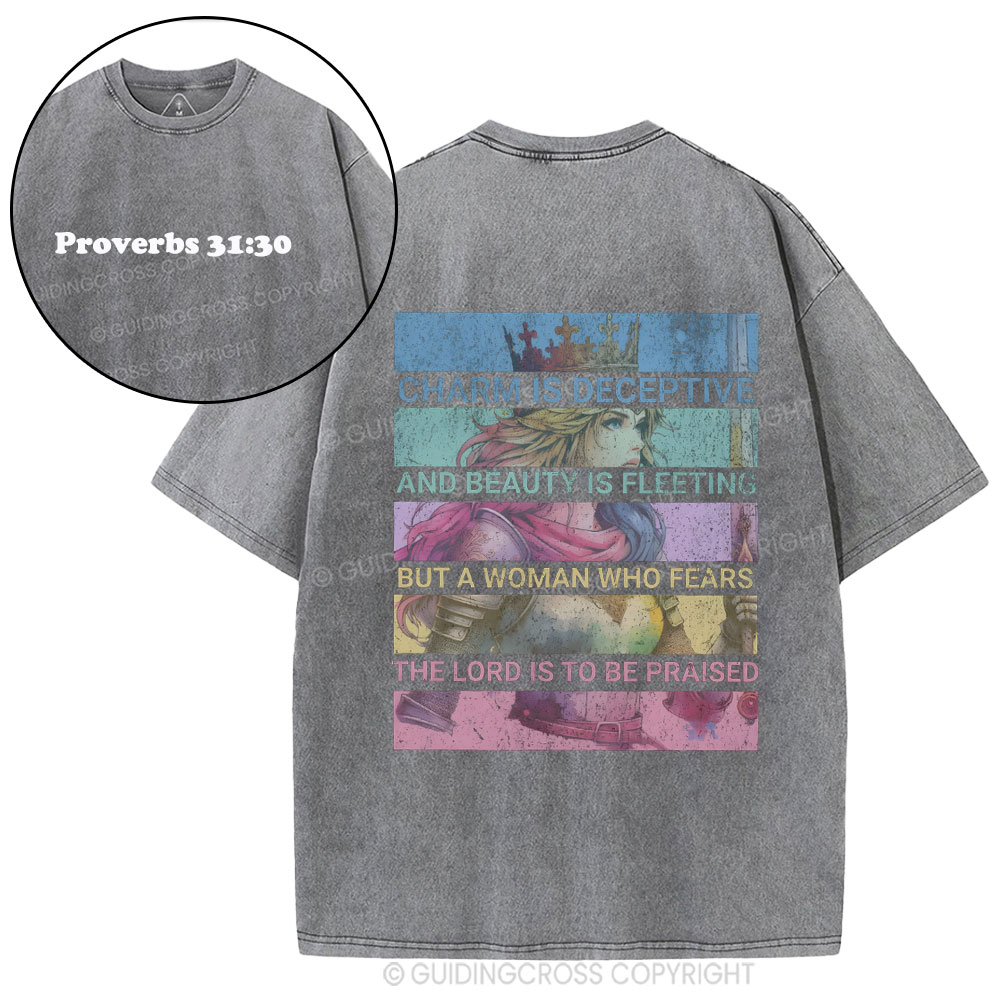 Charm Is Deceptive Christian Washed T-Shirt