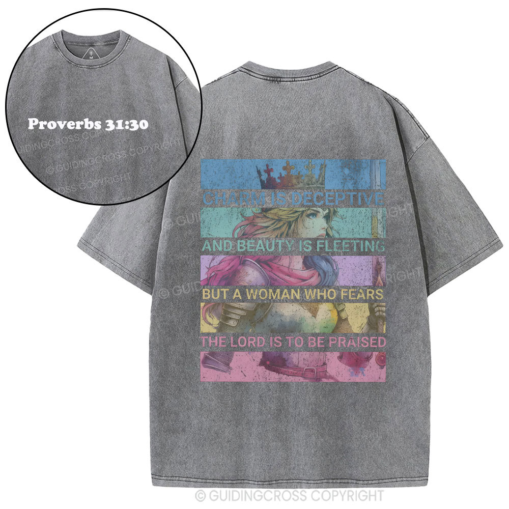Charm Is Deceptive Christian Washed T-Shirt