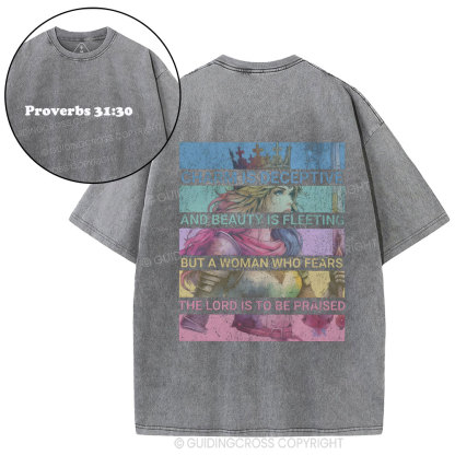 Charm Is Deceptive Christian Washed T-Shirt
