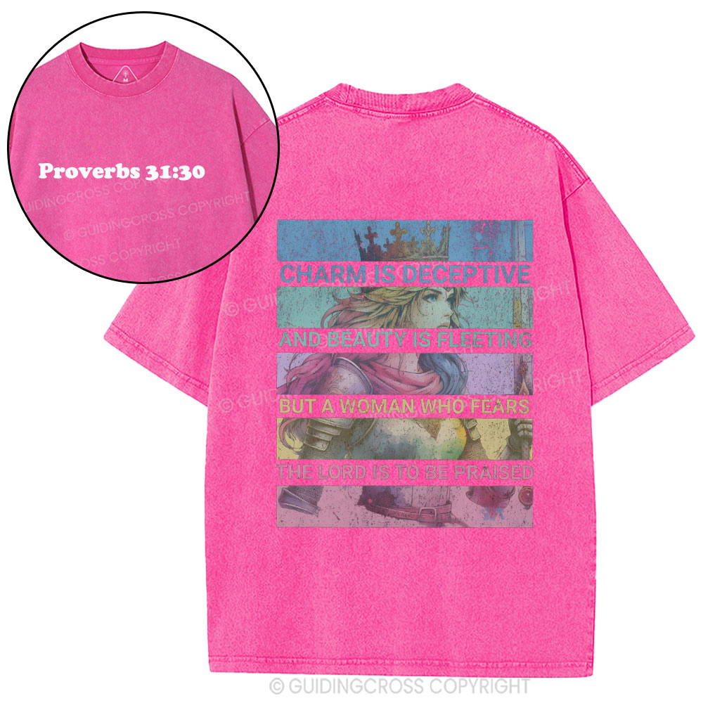 Charm Is Deceptive Christian Washed T-Shirt