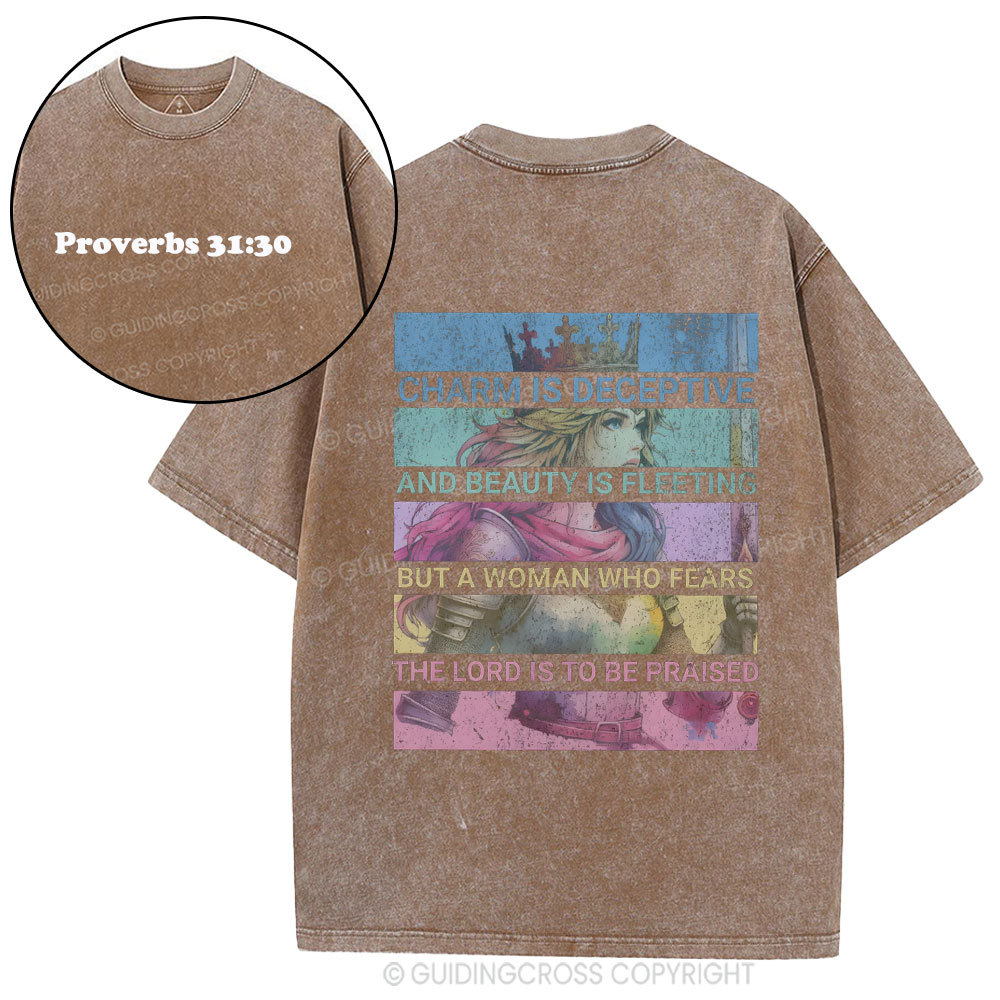 Charm Is Deceptive Christian Washed T-Shirt