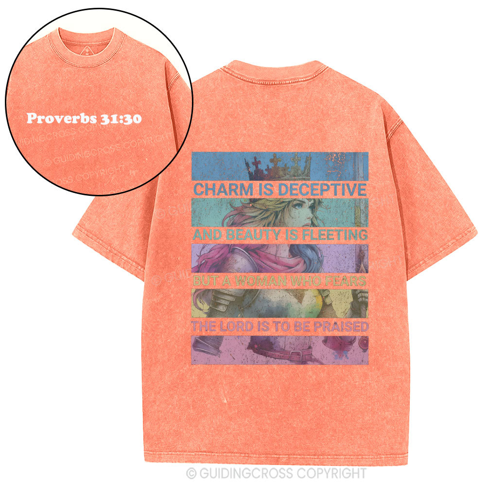Charm Is Deceptive Christian Washed T-Shirt