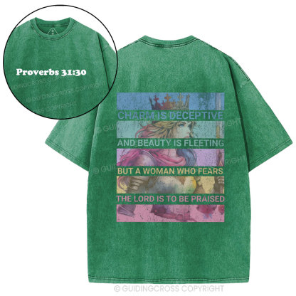 Charm Is Deceptive Christian Washed T-Shirt