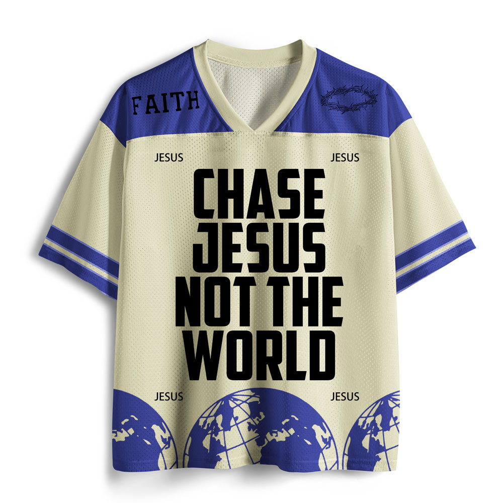 Chase Jesus Not The World Christian Mesh Jersey
