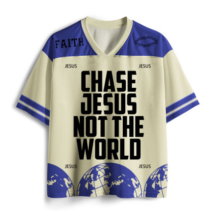 Chase Jesus Not The World Christian Mesh Jersey