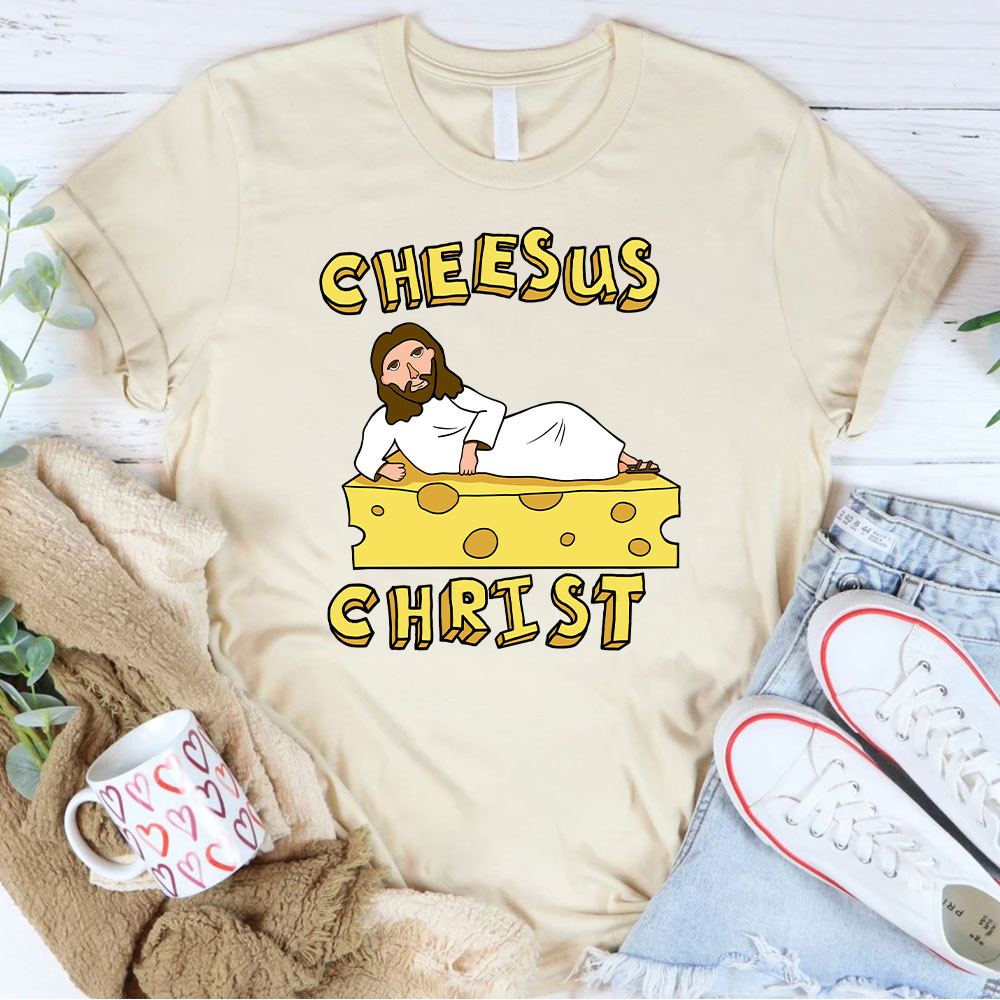 Cheesus Christ Christian T-Shirt