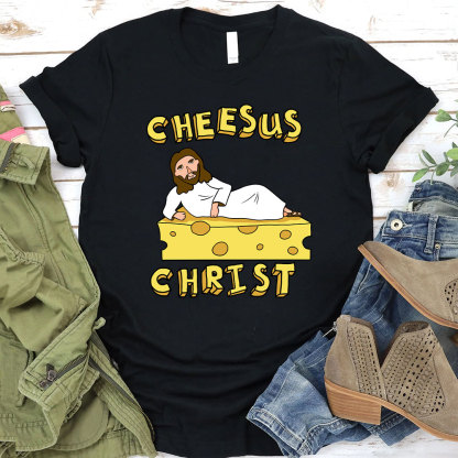 Cheesus Christ Christian T-Shirt