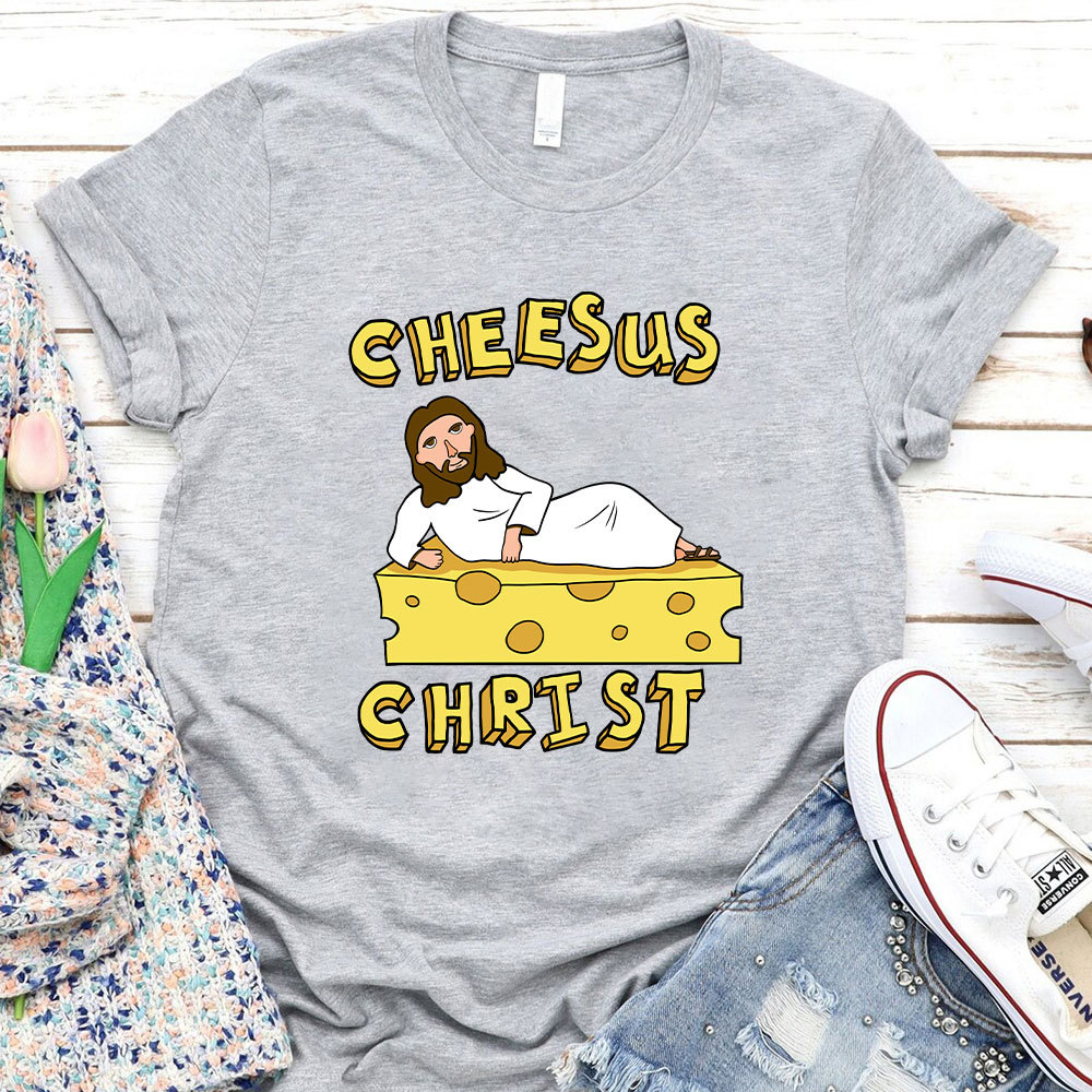 Cheesus Christ Christian T-Shirt
