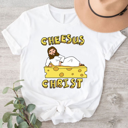 Cheesus Christ Christian T-Shirt