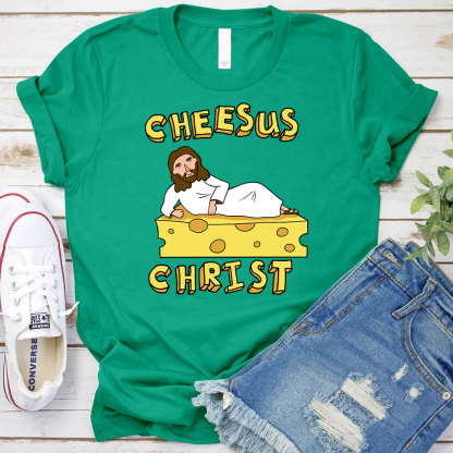 Cheesus Christ Christian T-Shirt