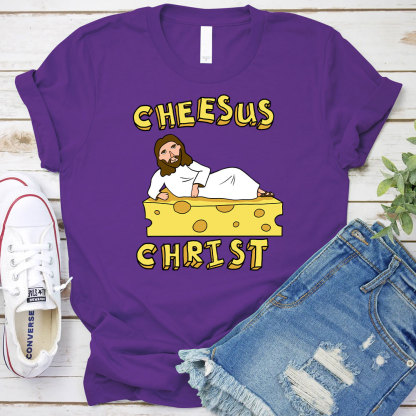 Cheesus Christ Christian T-Shirt