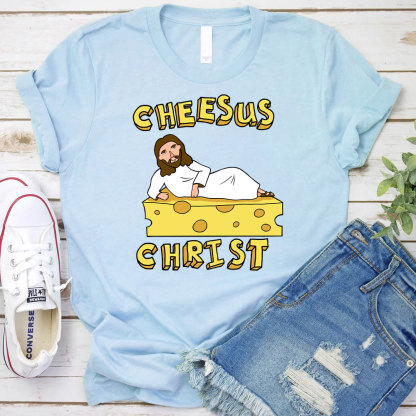 Cheesus Christ Christian T-Shirt