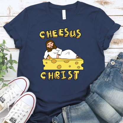 Cheesus Christ Christian T-Shirt