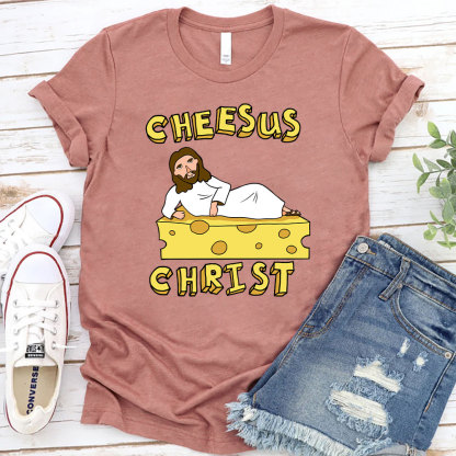 Cheesus Christ Christian T-Shirt