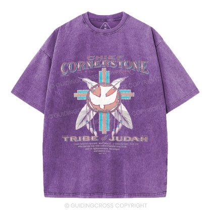 Chief Cornerstone  Christian Washed T-Shirt