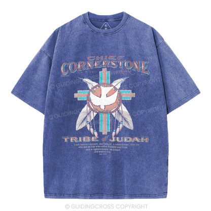 Chief Cornerstone  Christian Washed T-Shirt