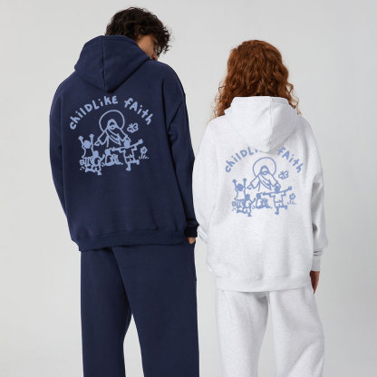 Child Like Faith Christian Premium Fleece Hoodie Set