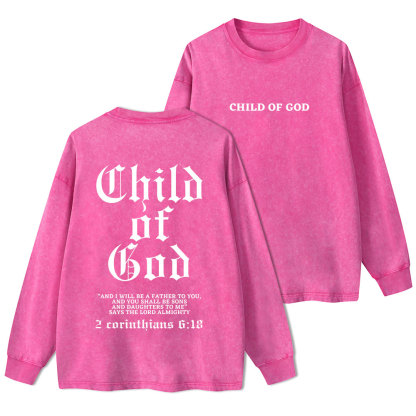 Child Of God Washed Long Sleeve T-Shirt