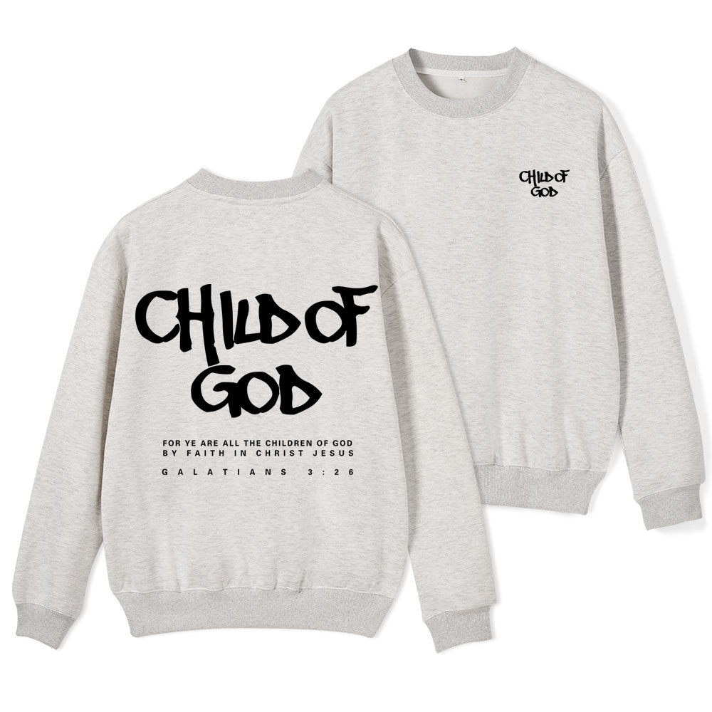 Child Of God Christian Fleece Sweatshirt