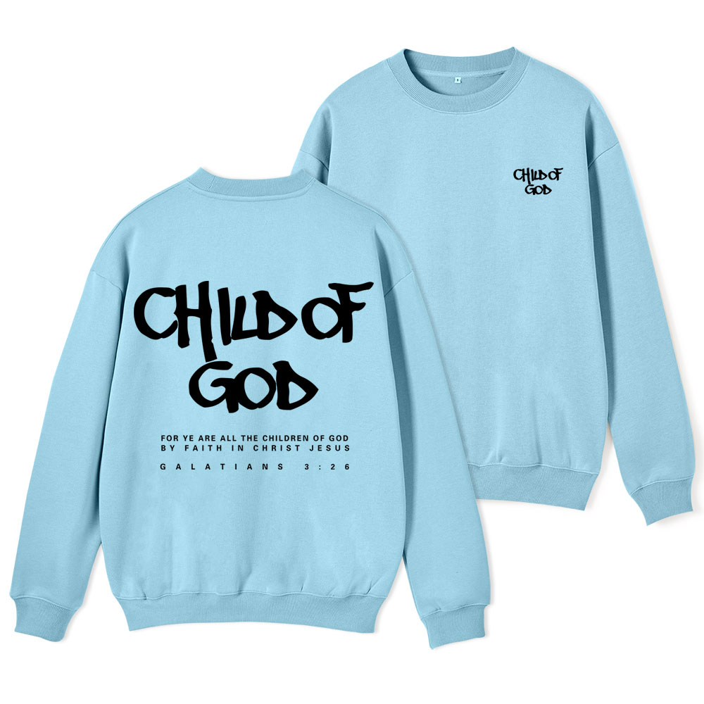 Child Of God Christian Fleece Sweatshirt