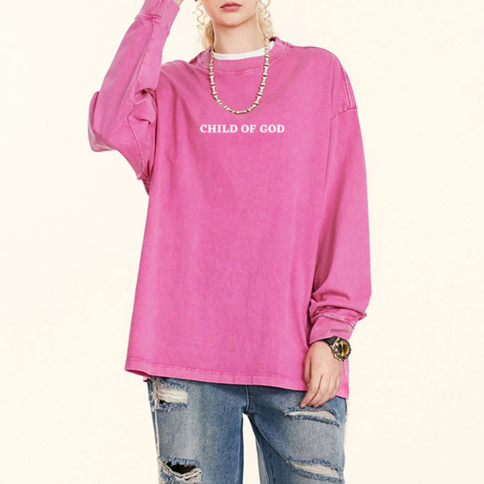 Child Of God Washed Long Sleeve T-Shirt