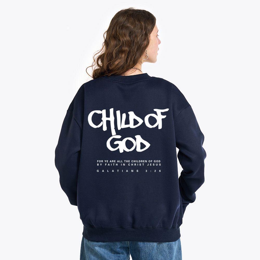 Child Of God Christian Fleece Sweatshirt