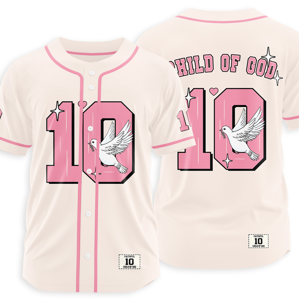 Child Of God Christian Baseball Jersey