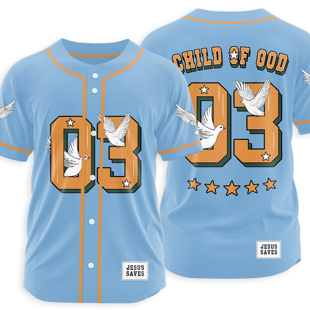 Child Of God Christian Baseball Jersey