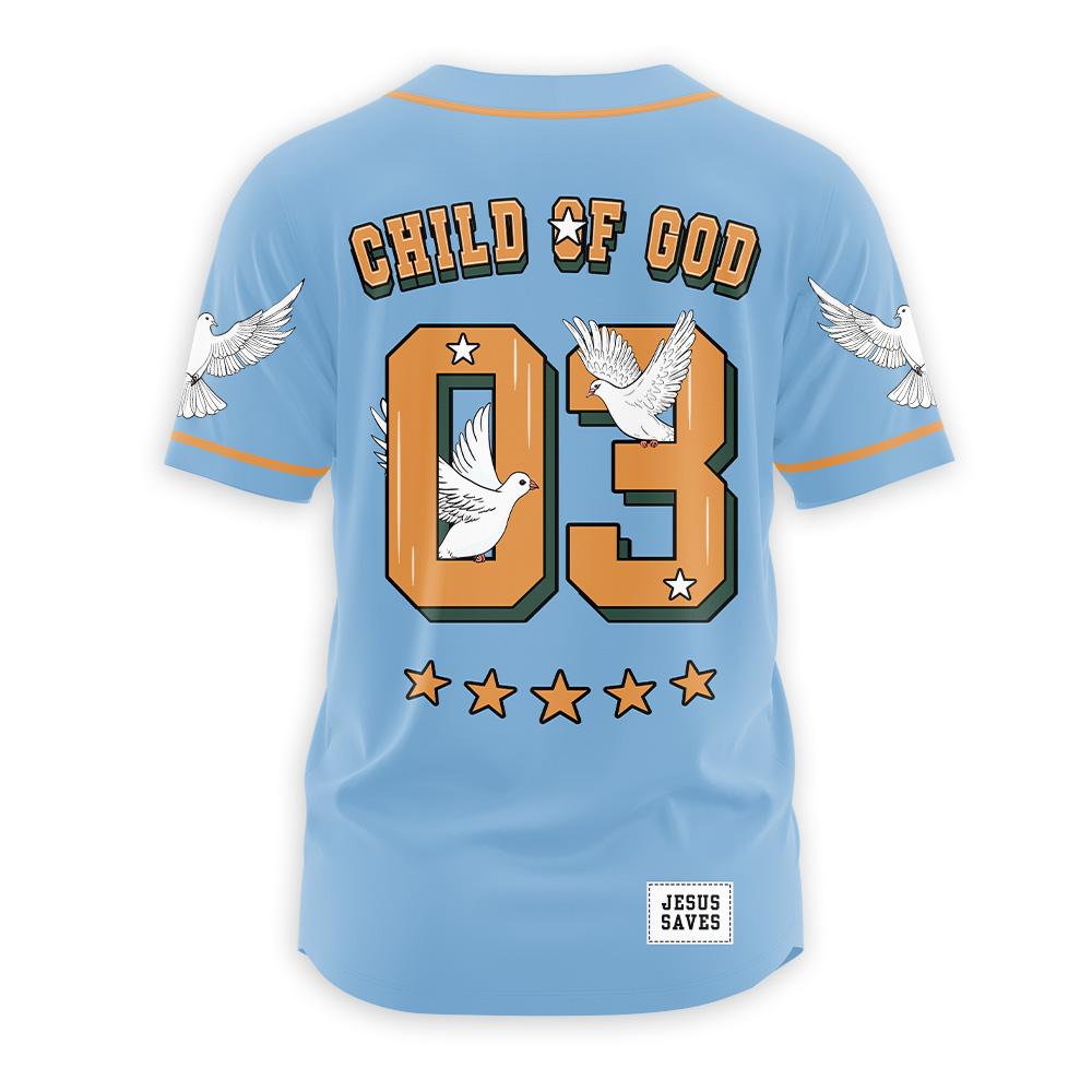 Child Of God Christian Baseball Jersey