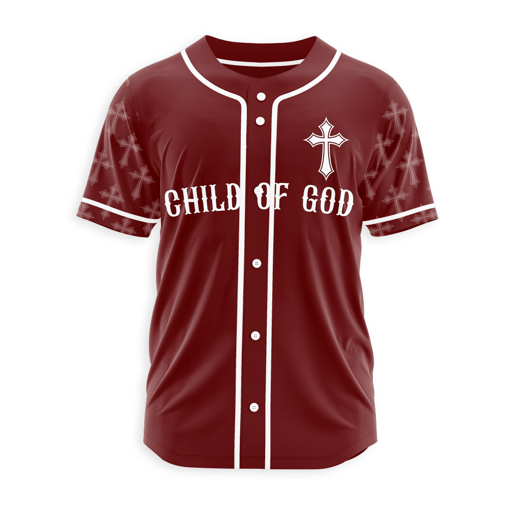 Child Of God Christian Baseball Jersey