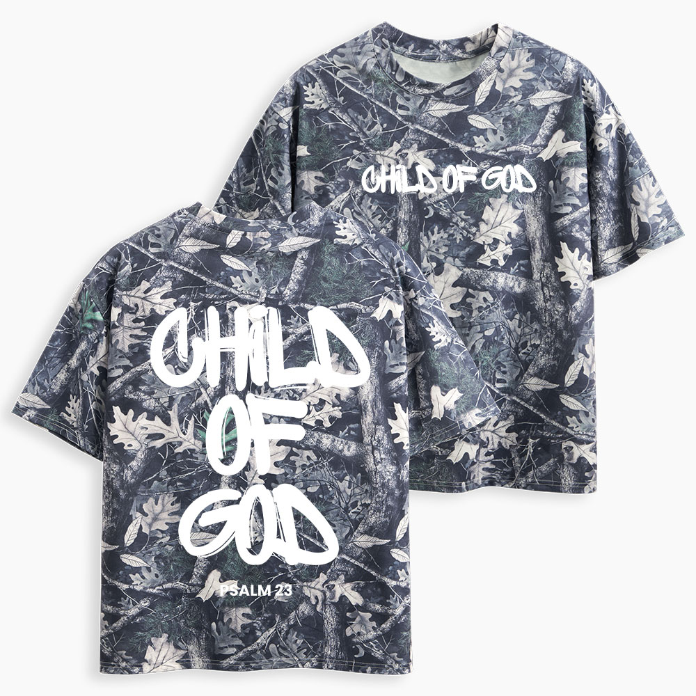 Child Of God Christian Camo T-Shirt