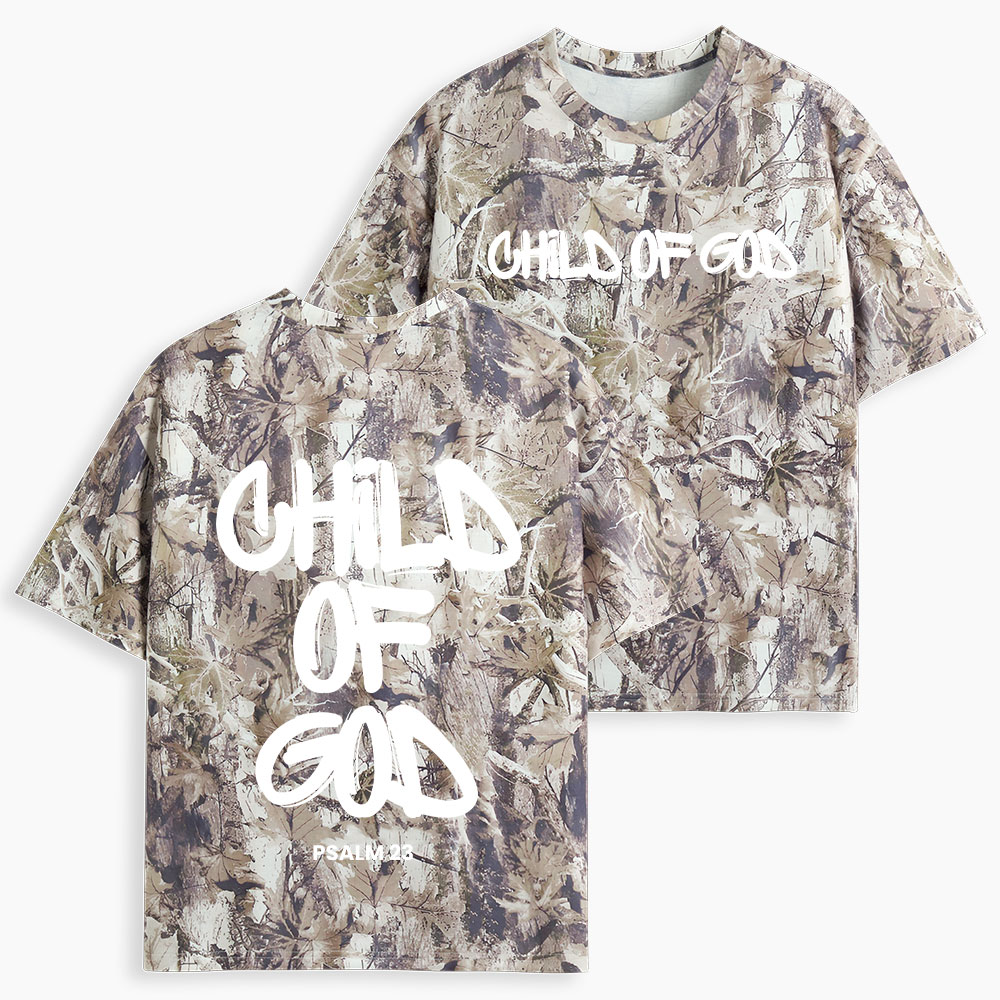 Child Of God Christian Camo T-Shirt