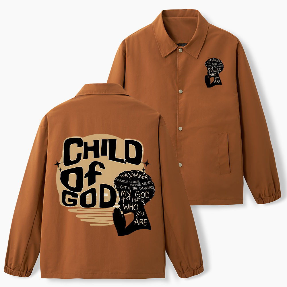 Child Of God Christian Coach Jacket