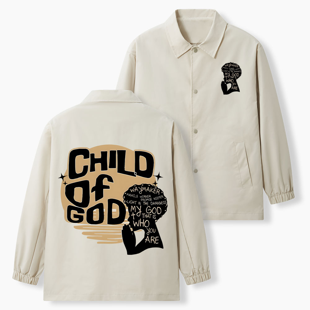 Child Of God Christian Coach Jacket