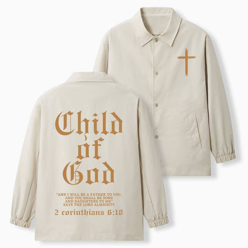 Child Of God Christian Coach Jacket