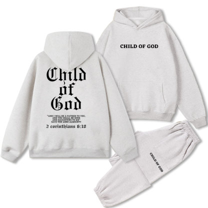 Child Of God Christian Fleece Hoodie Set