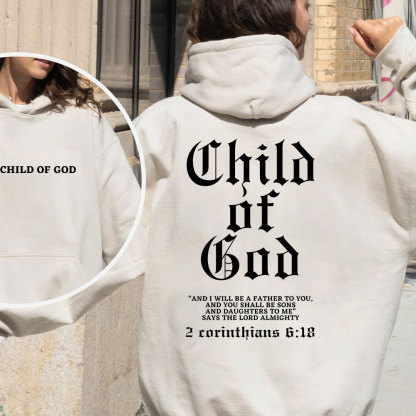 Child Of God Christian Fleece Hoodie Set